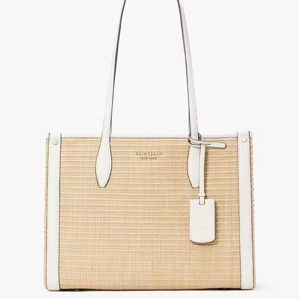 Kate Spade Market Straw Medium Tote Bag